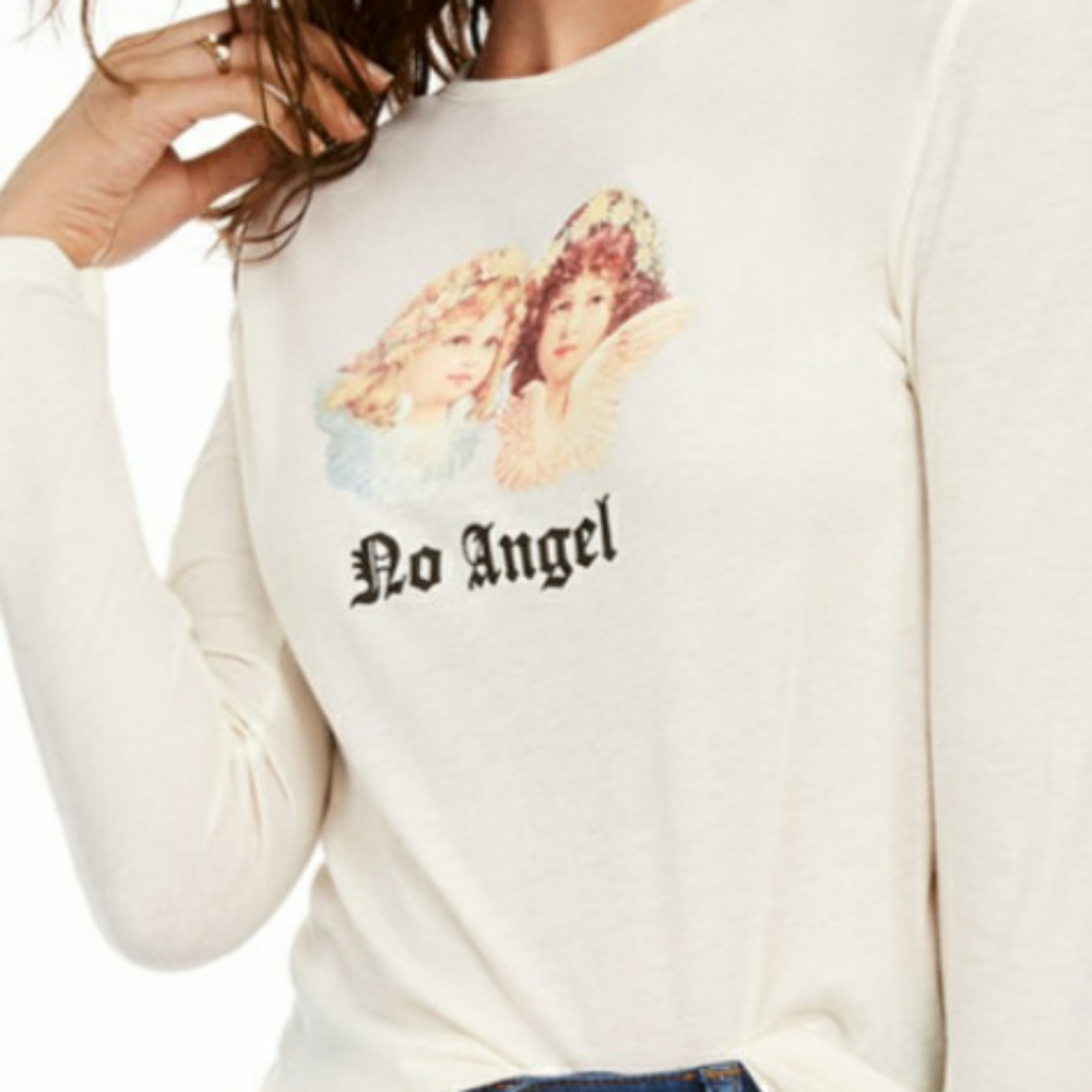 'No Angel' Long Sleeve Tee